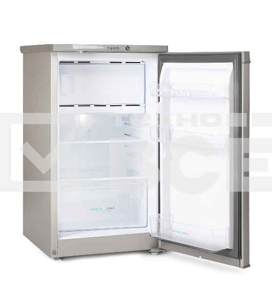 Холодильник Бирюса M408 металлик однокамерный 88/27л морозилка сверху