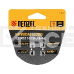 Перчатки универсальные Denzel 68093 двойные, работа с сенсорным экраном, вязаная манжета, размер 9, фото2