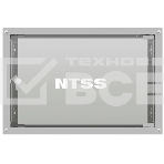 Шкаф коммутационный NTSS LIME (NTSS-WL6U5535GS) настенный 6U 550x350 мм пер. дв. стекл несъемн. бок. пан. 30 кг серый 8.3 кг 110 град. IP20, фото 1