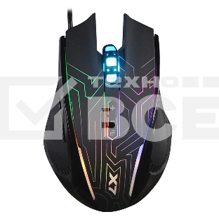 Мышь проводная A4Tech X87 черный, 2400 dpi, USB, кнопки - 8
