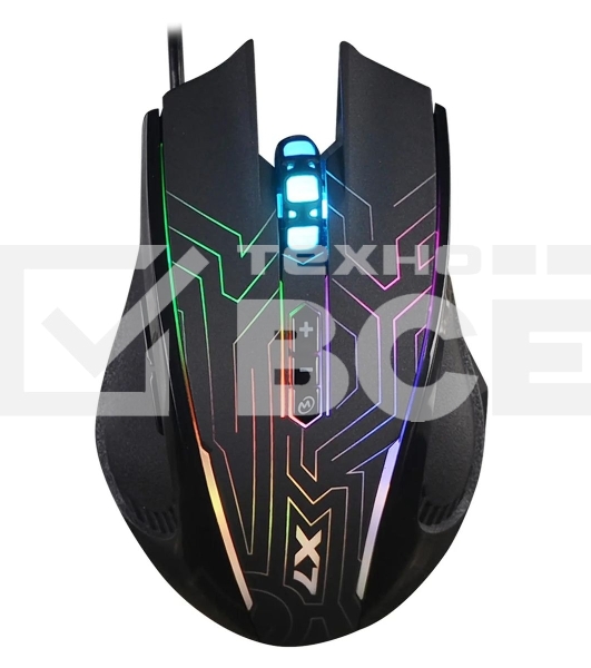 Мышь проводная A4Tech X87 черный, 2400 dpi, USB, кнопки - 8