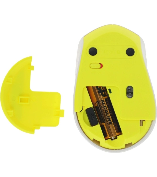 Мышь беспроводная Logitech M330 SILENT PLUS белый, 1000 dpi, радиоканал, USB, кнопки - 3