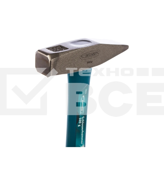 Молоток слесарный Gross 10276 500 г, квадратный боек, фиберглассовая обрезиненная рукоятка