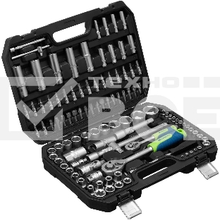 Набор инструментов Сибртех 13389 1/2', 1/4', 108 предметов