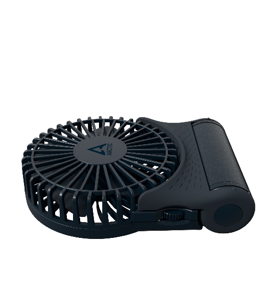 Вентилятор Arctic Cooling Arctic Summair 2Go темно-синий, настольный, 5 Вт, бесступенчатая регулировка, 9.1 см