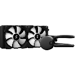 Система жидкостного охлаждения для ПК/Water Cooling System Fractal Design Lumen S24 V2 RGB (180W, 240mm, Black, ARGB/Fans: 2x120mm, 56CFM, 33.2dBA, 2000RPM/Pump height 67mm, 22dBA, 4000RPM, Rad thickness 27mm/S: 1851, 1700, 1200, 115X, 2011, 2066, AM5, AM4), фото6