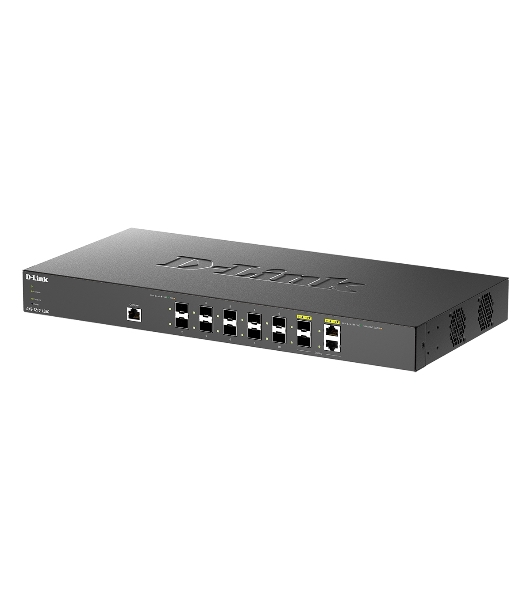 Коммутатор D-Link DXS-1210-12SC/B1A, 10×10 Гбит/с SFP+ + 2×10 Гбит/с Combo, управляемый
