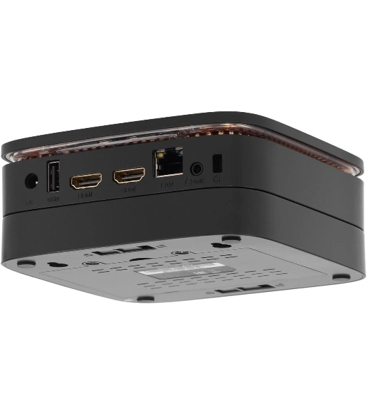 Неттоп IRU 110JLCN Cel N4500 (1.1) 8Gb SSD256Gb UHDG Windows 11 Pro GbitEth WiFi BT черный (2152163)