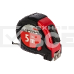 Рулетка Matrix Status magnet fixation, 5 м х 19 мм, обрезиненный корпус, зацеп с магнитом, фото 1