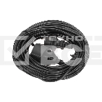 Удлинитель-шнур PROconnect ПВС 3х0,75 мм², 20 м, с/з, 6А, 1300 Вт, IP20, черный, фото 1