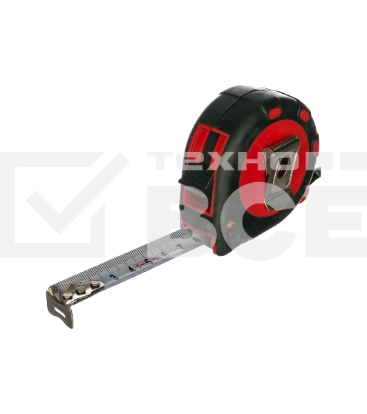 Рулетка Matrix status 3 fixations 5мх19мм двухкомпонентный корпус 3 фиксации ленты