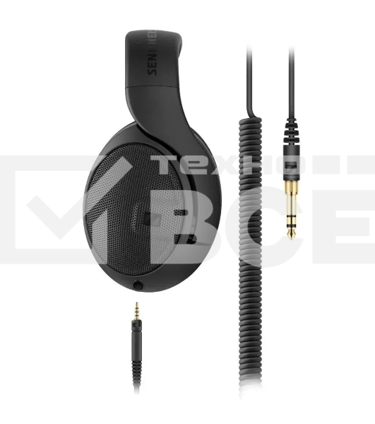 Проводные наушники Sennheiser HD 400 PRO черный, полноразмерные, Jack 3.5/6.3 мм