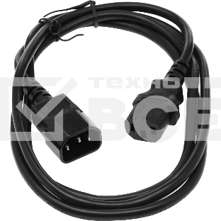 Кабель-удлинитель Premier 5-284 IEC C13 IEC C14 1.8м (5-284(0.5) 1.8) черный (Bulk)