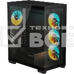 Компьютерный корпус Gigabyte Gb-C500P ST черный без БП ATX 3x120мм 6x140мм 2xUSB 3.0 1xUSB3.1 audio bott PSU, фото2