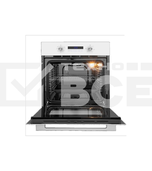 Шкаф духовой газовый с электрическим грилем Maunfeld MOGM703W, встраиваемый