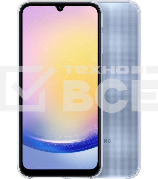 Чехол (клип-кейс) Samsung для Samsung Galaxy A25 Clear Case A25 прозрачный (EF-QA256CTEGRU)