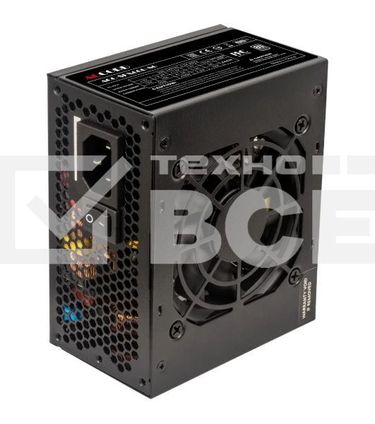Блок питания Accord  ACC-SFX600-80, 600Вт, 80мм,черный