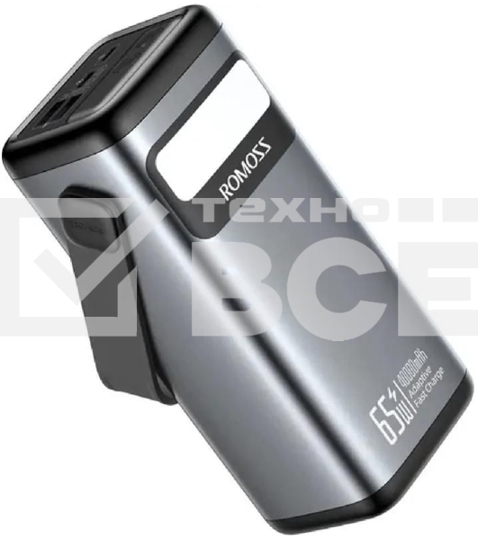 Портативный аккумулятор Romoss PMT40 40000mAh 65W 5A черный (1746420)