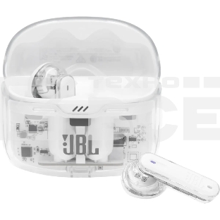 Гарнитура вкладыши JBL Tune Beam Ghost белый беспроводные bluetooth в ушной раковине (JBLTBEAMGWHTAS)