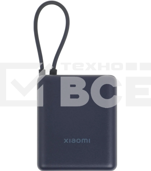 Портативный аккумулятор Xiaomi BHR9341GL 10000mAh PD 33W 3A USB-A/USB-C синий