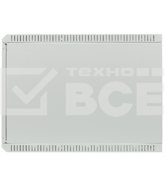 Шкаф настенный ЦМО ШРН-Э-9.650 9U 600x650мм пер.дв.стекл несъемные бок.пан. серый