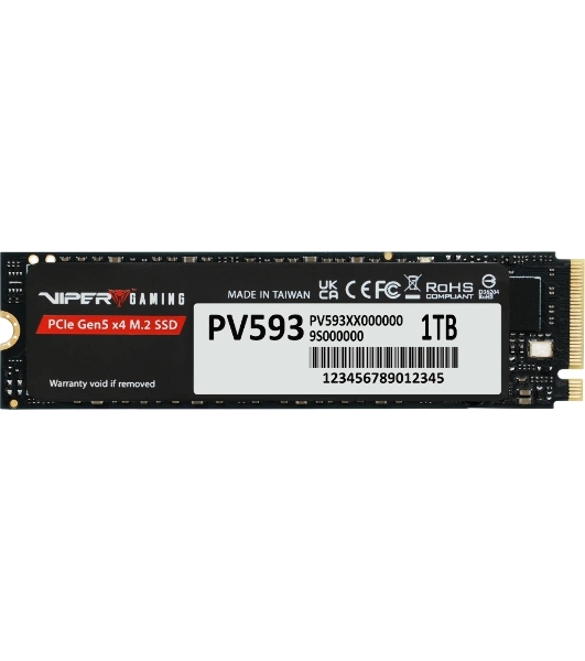 Накопитель SSD M.2 PCIE 1Tb 2280 NVMe PV593P1TbM28H PATRIOT