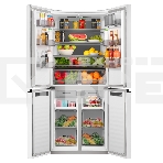 Холодильник Maunfeld MFF192NFPW01 Inverter белый трехкамерный 334/184л морозилка снизу, No Frost, Side by Side, фото2