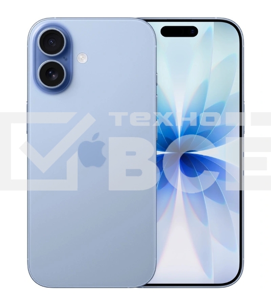 Смартфон Apple iPhone 17 512Gb Mist Blue A3520 MG6T4KH/A (Sim+eSim) 195950644876