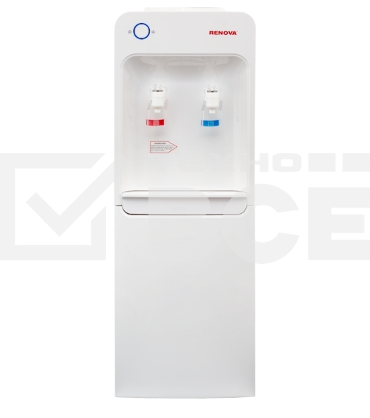 Кулер для воды Renova DT-F2C, верхняя загрузка, нагрев 95 °С, охлаждение 8 °С, белый