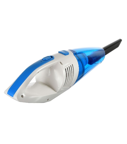 Пылесос автомобильный Starwind CV-140 белый/синий, 150 Вт, уборка сухая, пылесборник контейнер 1 л