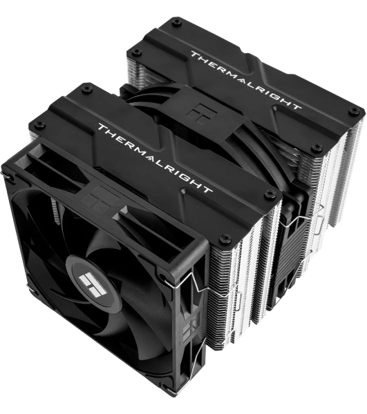 Устройство охлаждения (кулер) Thermalright Peerless Assassin 140 SE Soc-AM5/AM4/1200/1700/1851 черный 4-pin 19-25.6dB Al+Cu 1000gr Ret (PA140-SE)