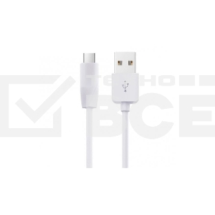 Кабель для зарядки USB - Micro USB, 1m. Белый