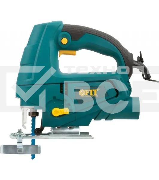 Лобзик FIT JS-601 570 Вт, 0-3000 ход/мин, БзП, маятник, 65 мм, 1,9 кг, рез. накл., коробка