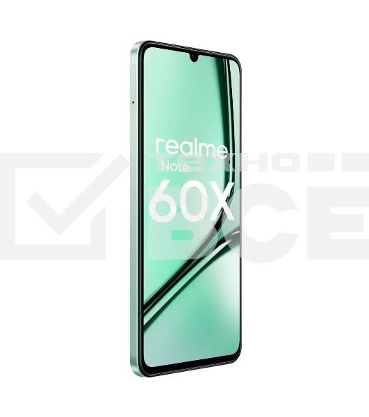 Смартфон Realme Note 60х, 3/64Gb, зеленый