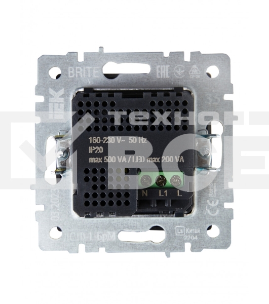 Датчик движения IEK BRITE ДС10-1-БрМ BASE маренго