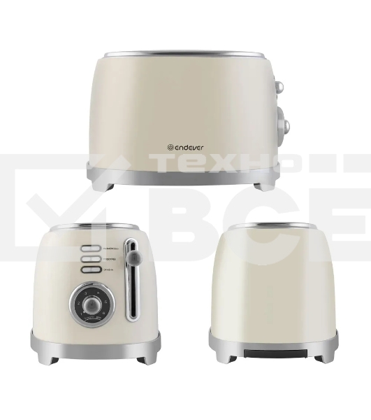 Тостер электрический ENDEVER Skyline ST-129 850 Вт, бежевый