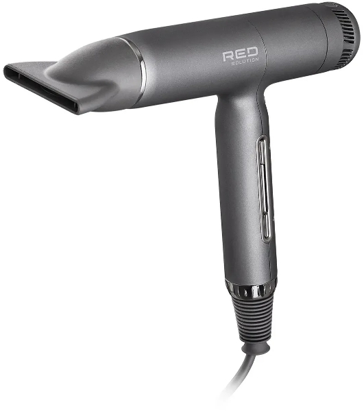 Фен Red Solution F582 серый/серебристый, 1500 Вт, ионизация