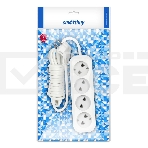 Удлинитель бытовой Smartbuy (SBE-10-4-05-N) 4 гнз х 5,0 м (10А/2.2кВт, ПВС 2х1.0), фото3