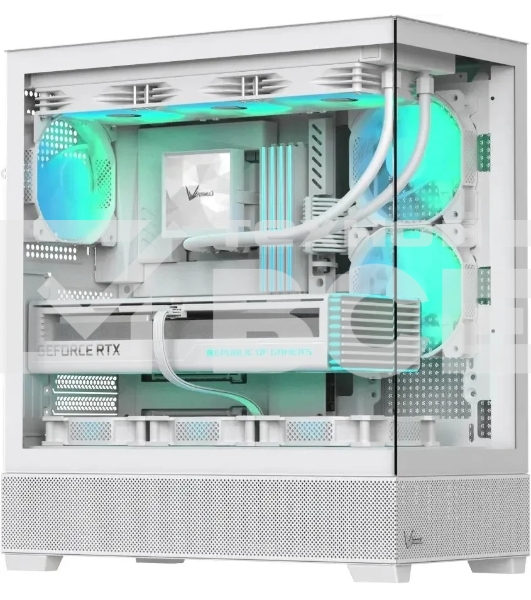 Компьютерный корпус Aerocool/Formula Crystal Z2 белый без БП ATX 5x120мм 1xUSB 2.0 2xUSB 3.0 audio bott PSU