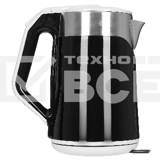 Чайник электрический SAKURA SA-2172BK 1.8 л, двухслойн черный