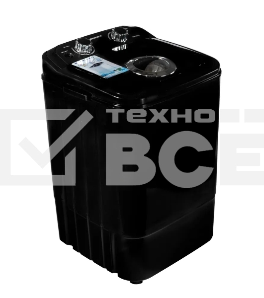 Стиральная машина Horizont WM-4601W черная, загрузка вертикальная 4.6кг, класс: A