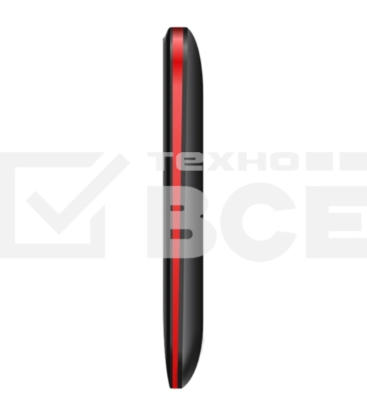 Мобильный телефон teXet TM-B322 черный-красный