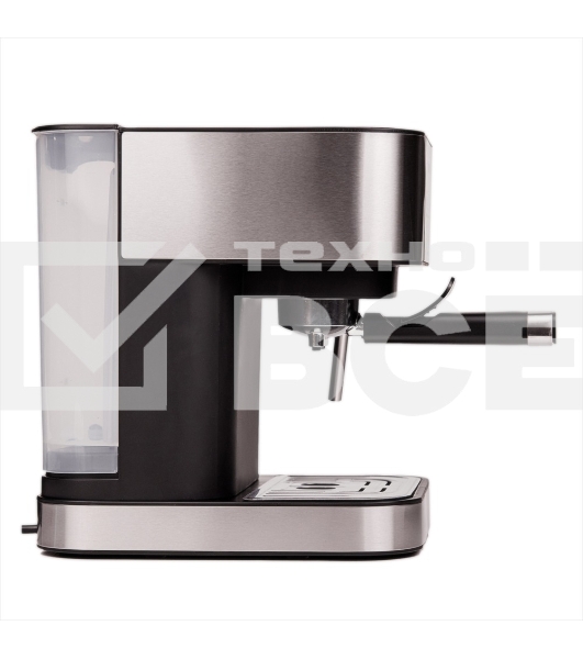 Кофеварка рожковая Centek CT-1164 серебристый, исп. кофе - молотый, 1.5 л, 1150 Вт, 15 бар