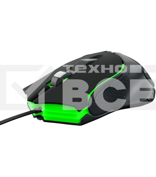 Мышь проводная GMNG 703GM черный, 3200 dpi, USB, кнопки - 6