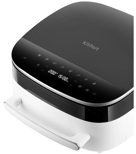 Аэрогриль Kitfort КТ-8150 белый, 2850 Вт, 6 л, сенсор, 10 программ