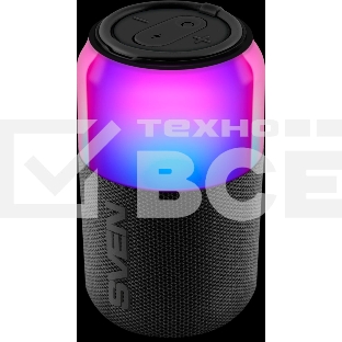 Колонка портативная SVEN PS-130 black (10 Вт, USB, Bluetooth, питание от USB/аккумулятора)