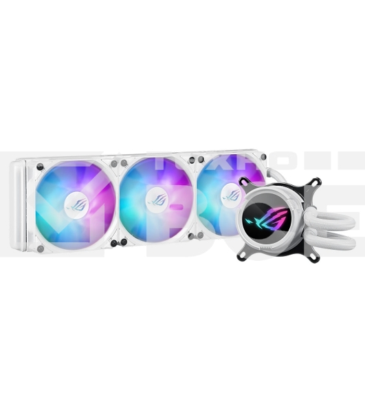Жидкостная система охлаждения ASUS ROG STRIX LC III 360 ARGB белый, 120 мм, алюминий, 2200 об/мин, 36 дБ, 4 pin