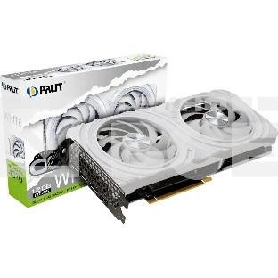 Видеокарта PALIT RTX4070 DUAL WHITE OC NVIDIA GeForce RTX 4070 12Gb PCI-E 4.0 192bit GDDR6 1920/20000 HDMIx1 DPx3 HDCP Ret