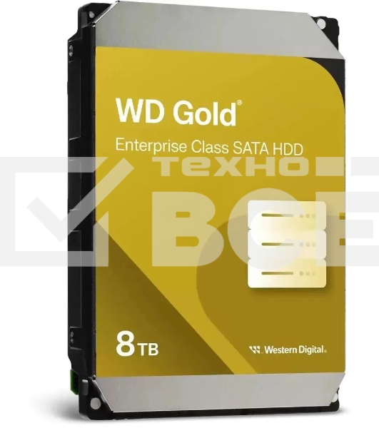 Жесткий диск WD SATA-III 8TB WD8005FRYZ Desktop Gold 512E (7200rpm) 256Mb 3.5