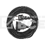 Удлинитель-шнур PROconnect ПВС 3х0,75 мм², 20 м, с/з, 6А, 1300 Вт, IP20, черный, фото2